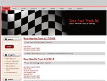 Tablet Screenshot of iowafasttrackrc.com